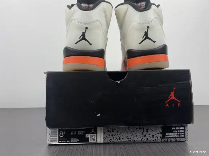 Rep Husky Retro Jordan 5 Orange Total DC1060-100 0531